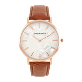 Paul Tan Croc Strap Watch