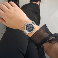 Mono Glint Watch Bracelet Stack