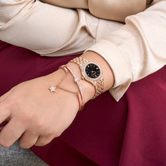 Satin Gleam Watch Bracelet Stack