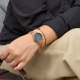 Caramel Mist Watch Bracelet Stack