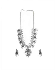 Teejh Ranjita Silver Oxidised Jewelry Gift Set