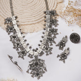 Teejh Ranjita Silver Oxidised Jewelry Gift Set