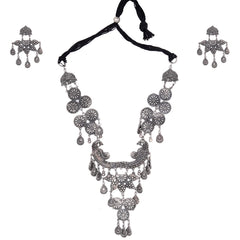 Teejh Reeti Silver Oxidised Jewlery Gift Set