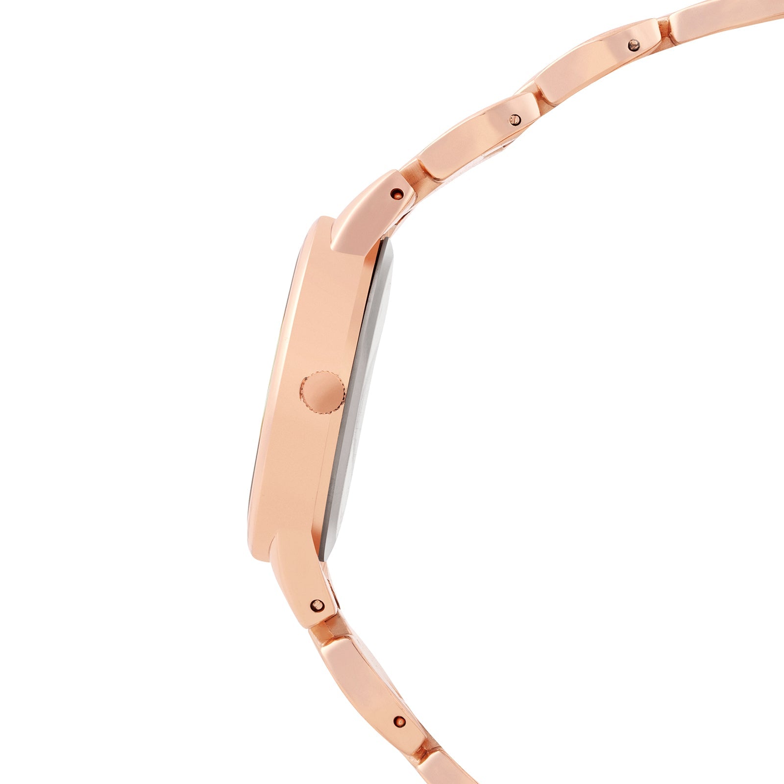 Athens Turquoise Dial Rose Gold Metallic Strap Watch