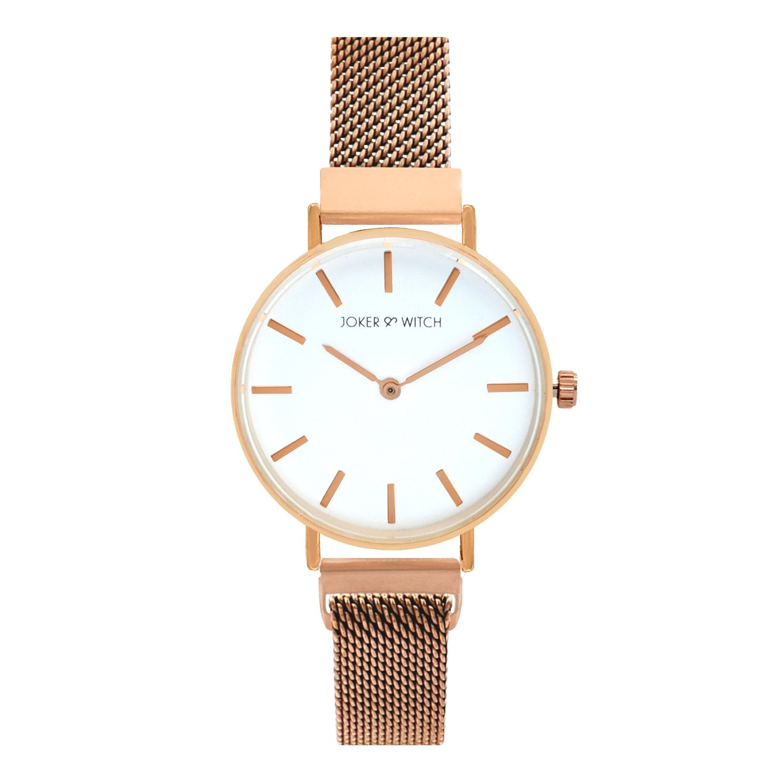 Natalie White Dial Rosegold Watch