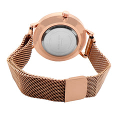 Natalie White Dial Rosegold Watch