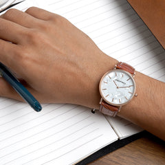 Paul Tan Croc Strap Watch