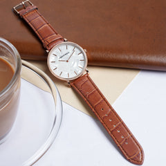 Paul Tan Croc Strap Watch