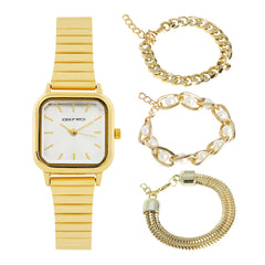 Aura Glint Watch Bracelet Stack