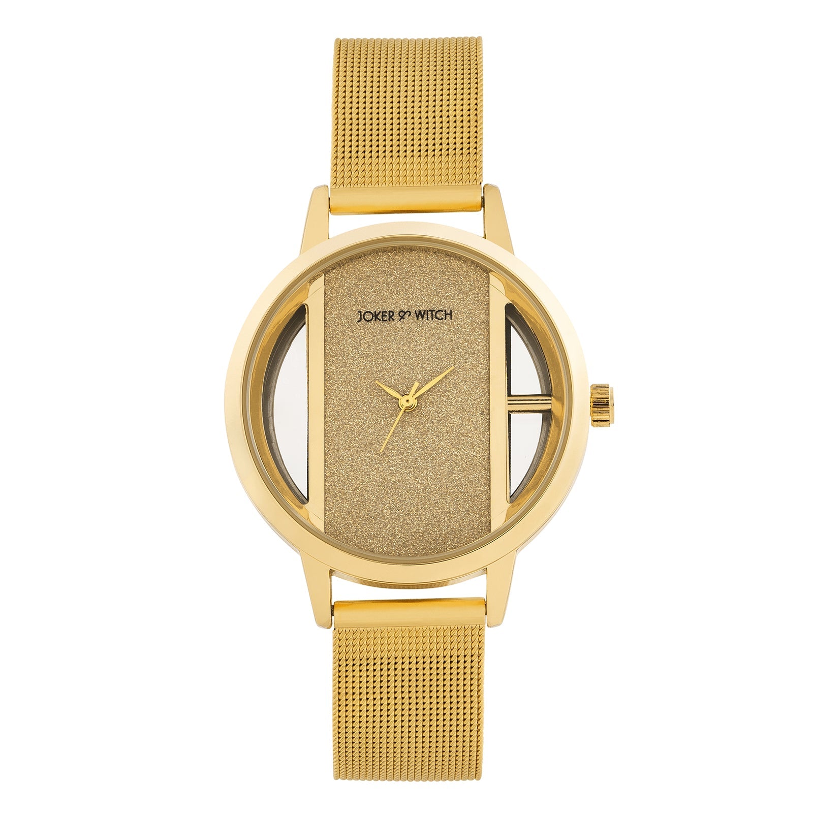 Kiss of Gold Watch Bracelet Stack