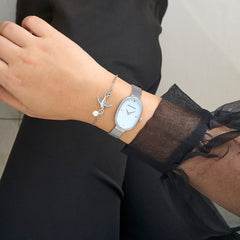 Still Silver Watch Bracelet Stack