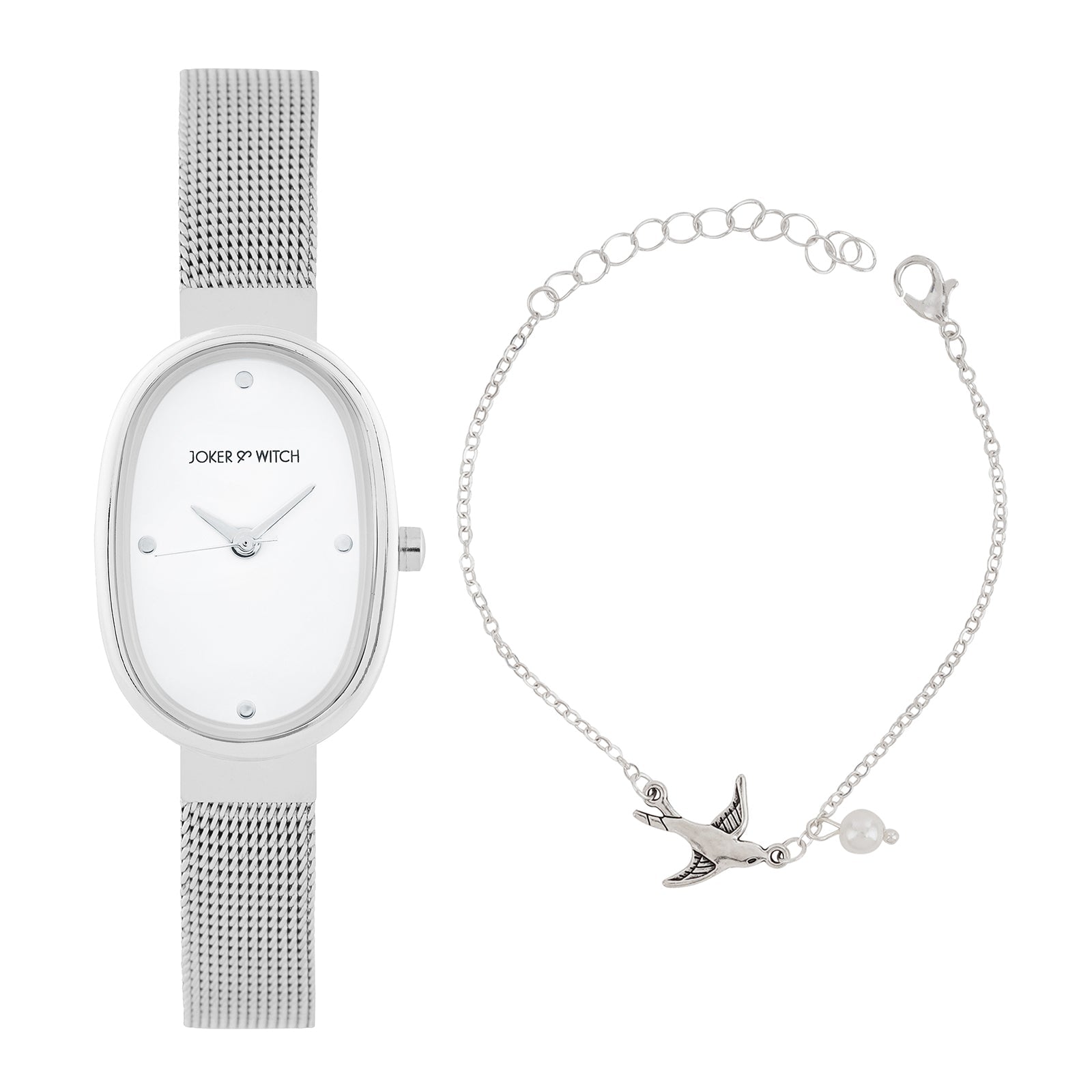 Still Silver Watch Bracelet Stack