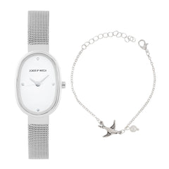 Still Silver Watch Bracelet Stack