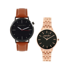Cutie & Patootie Couple Watches