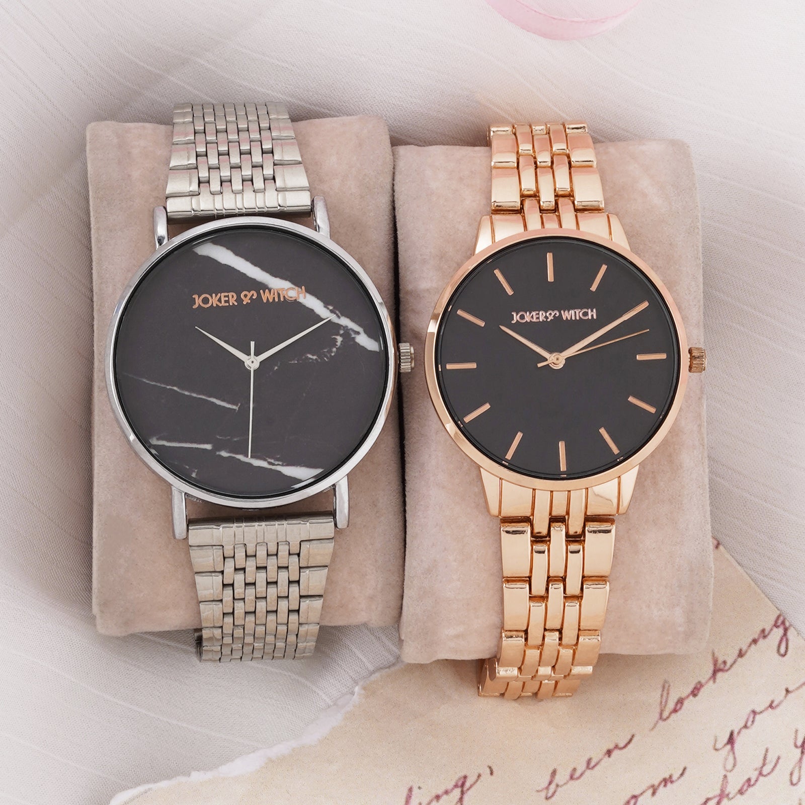 Apple & Pecan Couple Watches