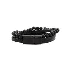 Battle Band Black Men's Bracelet