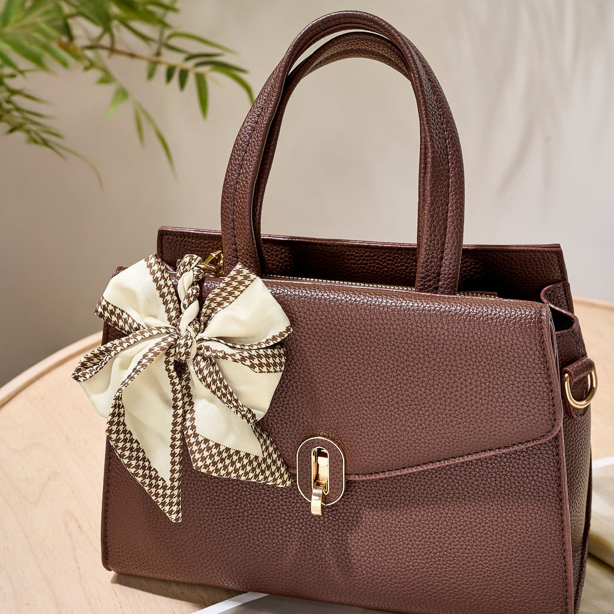 Knotty-Babe Khaki Bag Charm