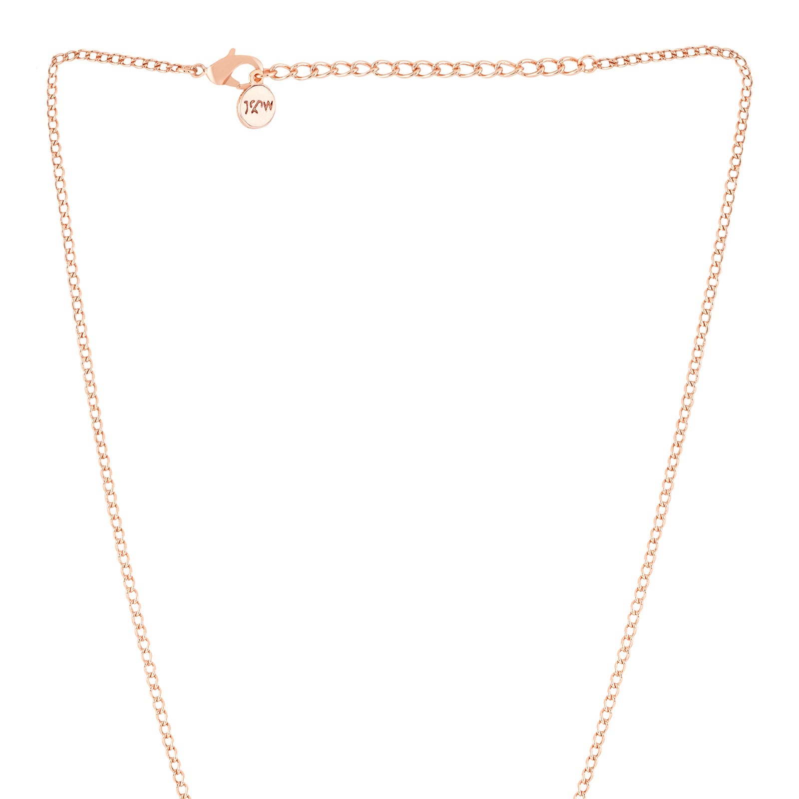 Astral Rhinestone Rosegold Necklace Charm