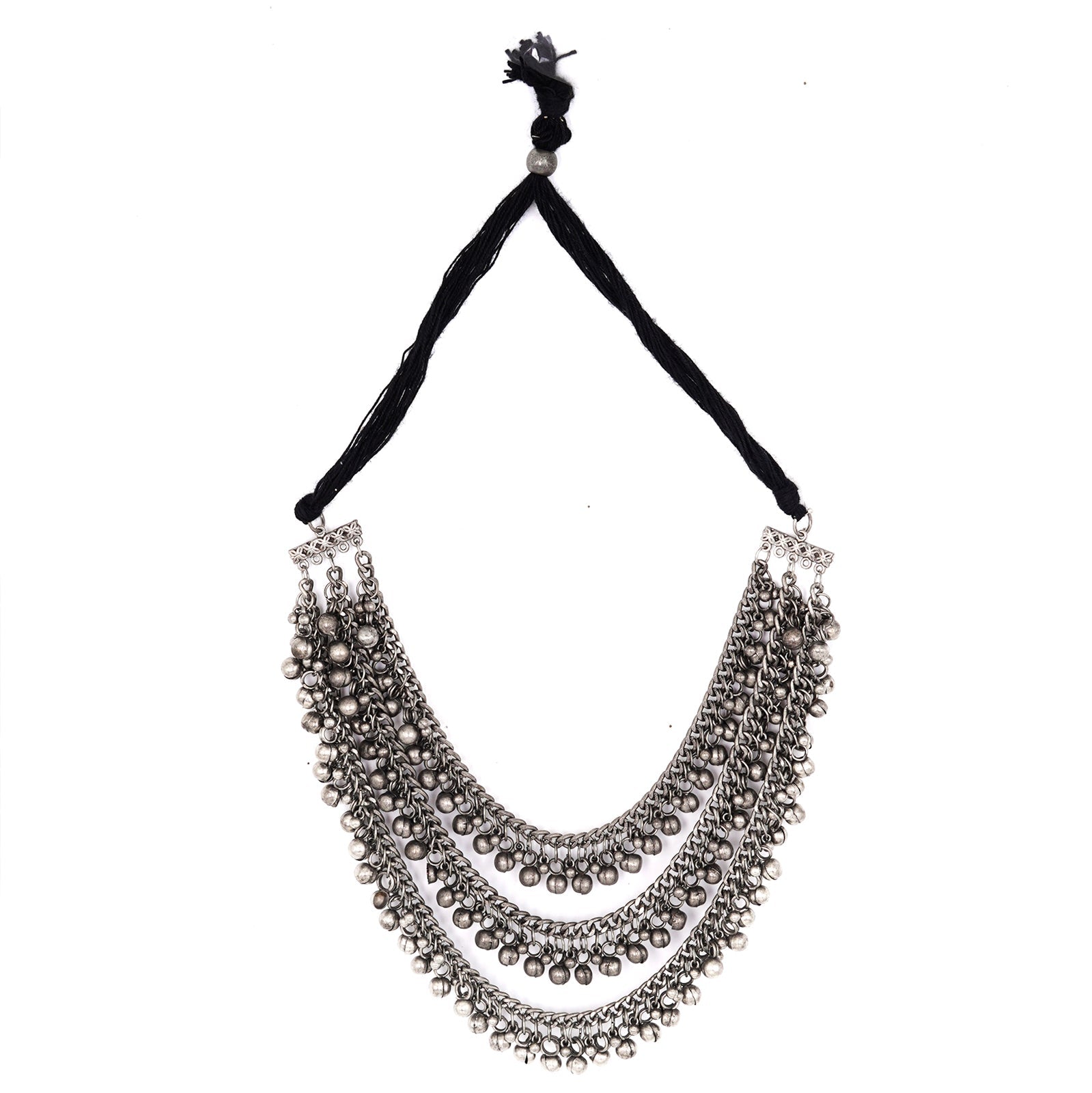 Teejh Kimi Ghungroo Silver Oxidised Jewelry Gift Set